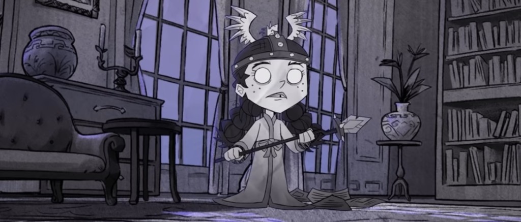 Portrait de Widfrig dans Don't Starve.